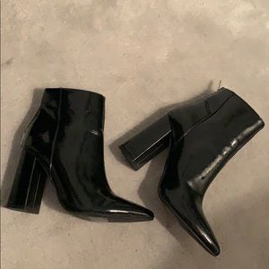 FOREVER21 Patent Leather Booties